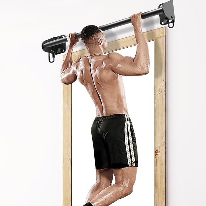 SELEWARE Wall Mounted Pull Up Bar 440 lbs