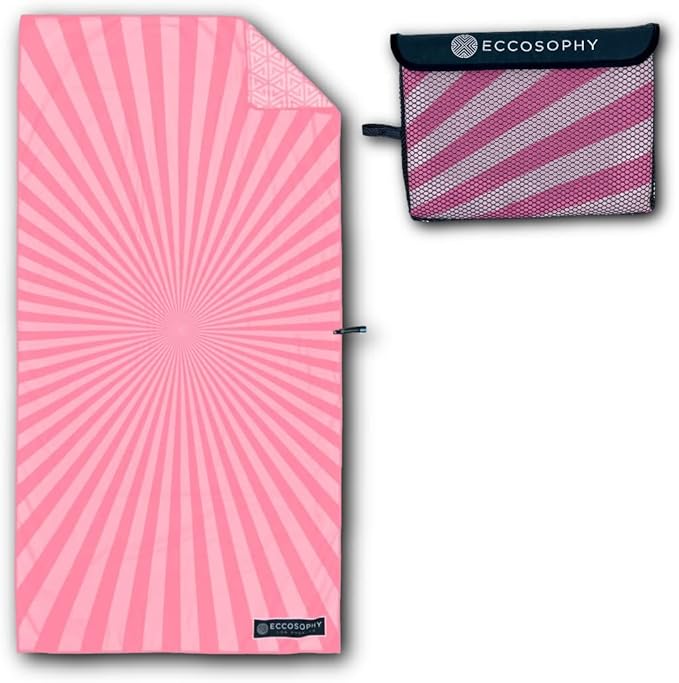 ECCOSOPHY Microfiber Beach Towel - Sand Free Towels 71x35 in