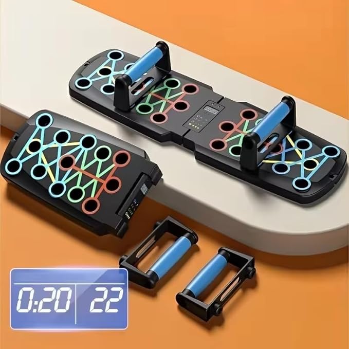 Push-up Board, Foldable, Automatic Time Count, 30-in-1,