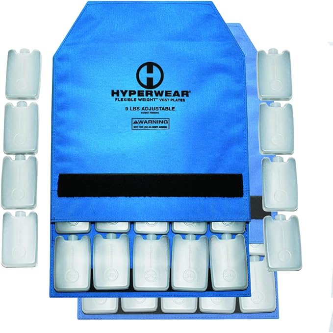 Hyperwear Hyper Vest TAC - Rucking Vest for Men and Women, Adjustable Weighted Vest for Strength Training, Endurance, and Fitness Workouts - Flexible Weight Plates (20-60 lbs)