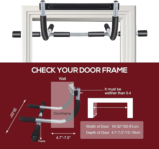 GYE Pull Up Bar for Doorway
