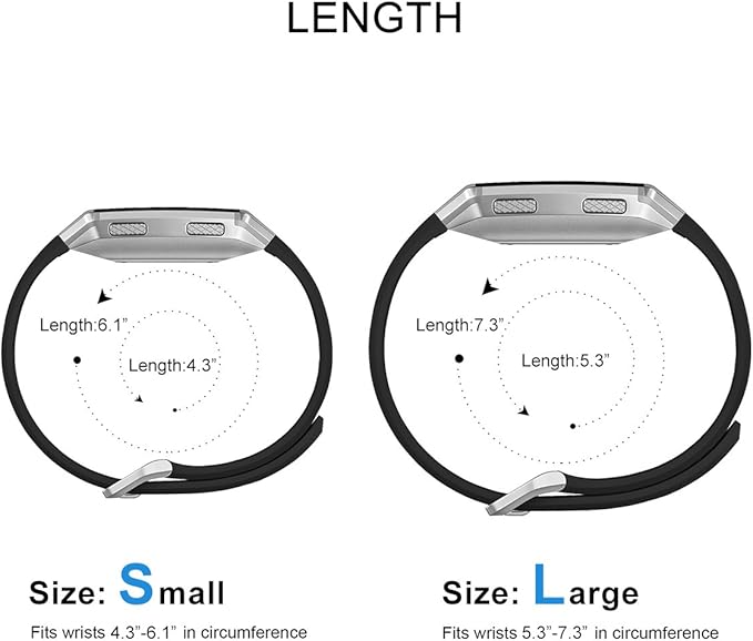 Compatible Ionic Bands for Men Women Large Small, Replacement Strap Sport Accessory Wristband with Original Design for Ionic Smart Watch
