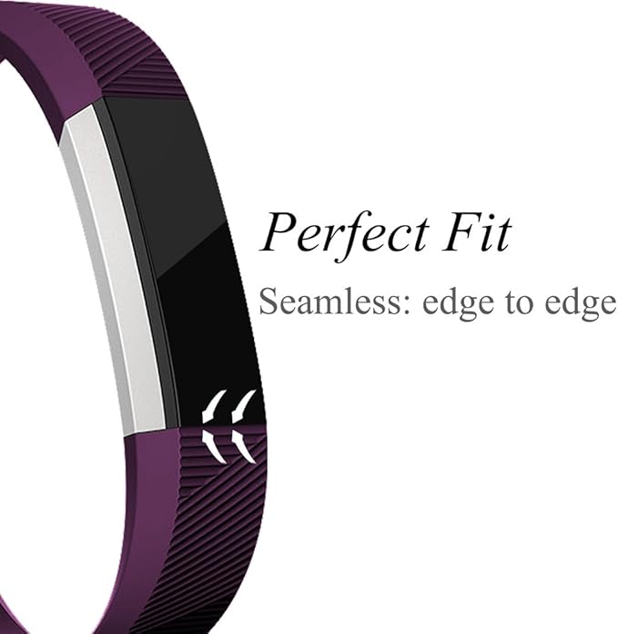 GEAK Bands Compatible with Fitbit Alta and Fitbit Alta HR, 3 Pack Soft Silicone Wristbands for Fitbit Alta HR Bands with Secure Metal Buckle for Men Women,Small Large