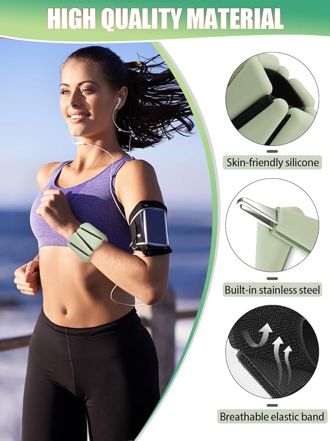 Wrist Ankle Weights Adjustable Training Intensity for Strength 2