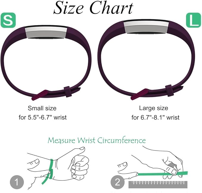 GEAK Bands Compatible with Fitbit Alta and Fitbit Alta HR, 3 Pack Soft Silicone Wristbands for Fitbit Alta HR Bands with Secure Metal Buckle for Men Women,Small Large