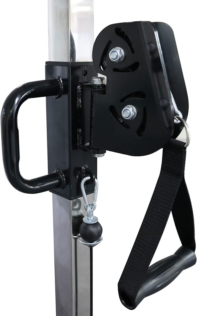 Signature Fitness Multi-Function Adjustable Power Cage with J-Hooks
