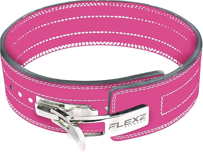 Flexz Fitness Lever Weight Lifting Belt Leather - 10MM 13MM 13MM Powerlifting