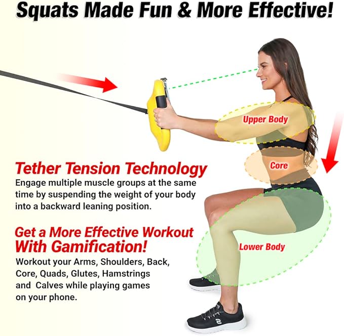 STEALTH Squat Trainer - Home Fitness Equipment &