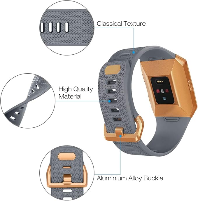 Compatible Ionic Bands for Men Women Large Small, Replacement Strap Sport Accessory Wristband with Original Design for Ionic Smart Watch