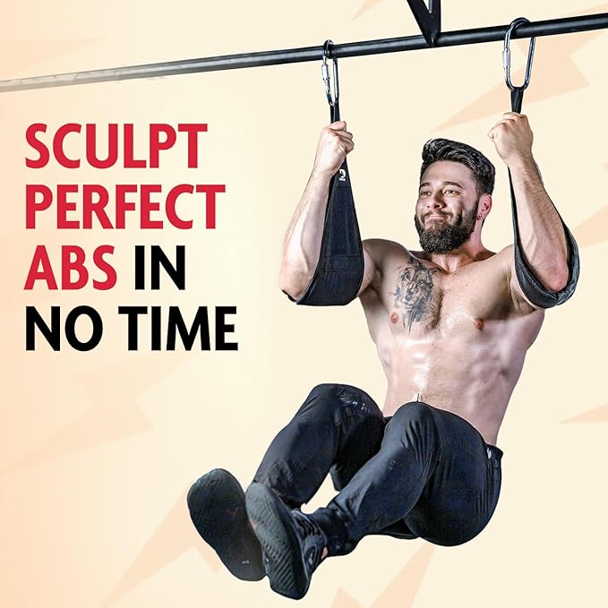 DMoose Fitness Hanging Ab Straps for Pull Up 2 Rust-Resistant