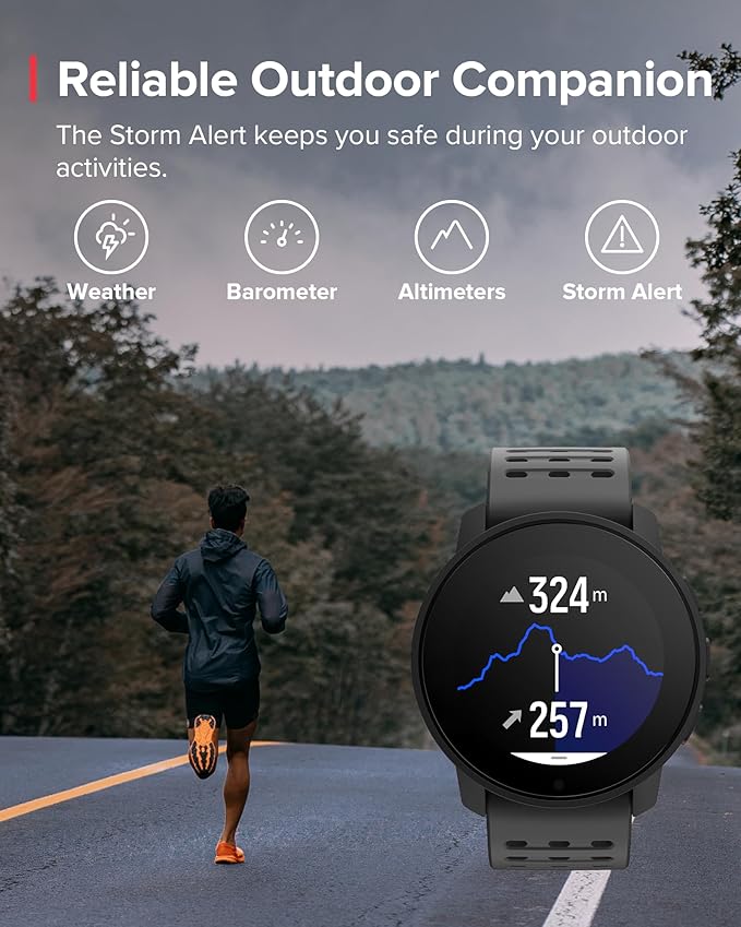 SUUNTO 9 Peak Pro GPS Sports Watch, Up to 30 Days Long Battery Life, 95+ Multisport Watch w/Training Workout Analysis,Advanced Health & Recovery Support, Wrist Heart-Rate Measurement, Black