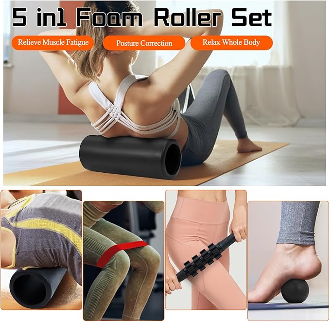 5 in1 Foam Roller Set