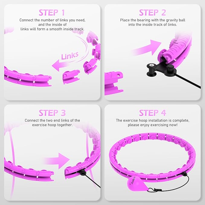 Weighted Hula Circle with 26 Links(56 Inch)