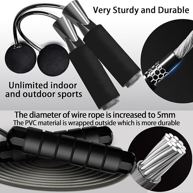 Jump Rope, Exercise Jumprope for Men Women and