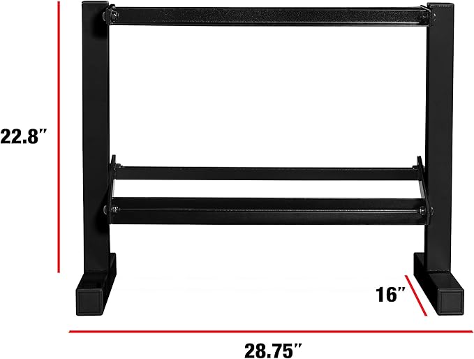 CAP Barbell 150 lb Dumbbell Set with 2-Tier Rack | Multiple Options