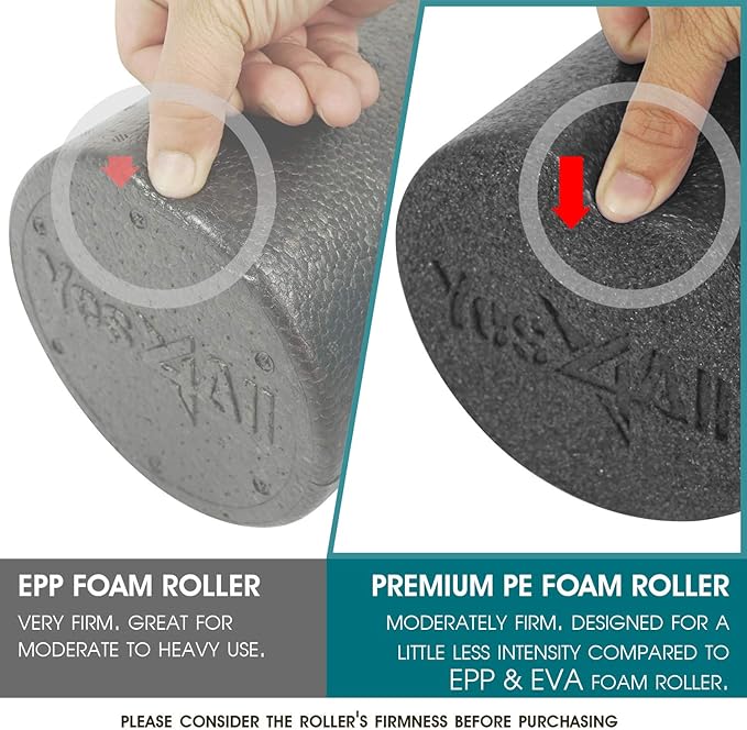Yes4All Soft-Density Round PE 12/18/ 24/36 inch Foam