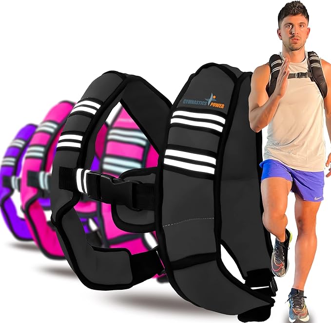 Weighted Vest 6lb, 10lb, 12lb, 25lb, 35lb, 45lb, 60lb Removable Iron Weights for Men and Women Workout for Calisthenics and Fitness Sport Training