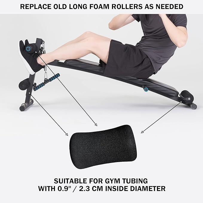 Foam Foot Pads Rollers Set of a Pair