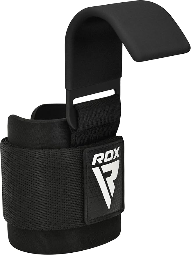 RDX Weight Lifting Hooks Straps Pair 7mm Neoprene