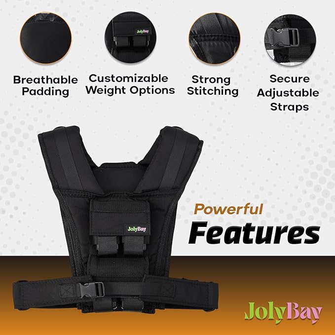 Adjustable Weighted Vest for Men β 20 LBS | 35 LBS Compact Fitness Vest with Durable Oxford Cloth, Ideal for Running, Cardio, CrossFit, Gym, Core Balance, Posture Support, and Strength Training