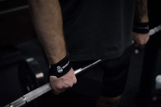 Gymreapers Lifting Wrist Straps for Weightlifting, Bodybuilding, Powerlifting, Strength Training, & Deadlifts - Padded Neoprene with 18 inch Cotton