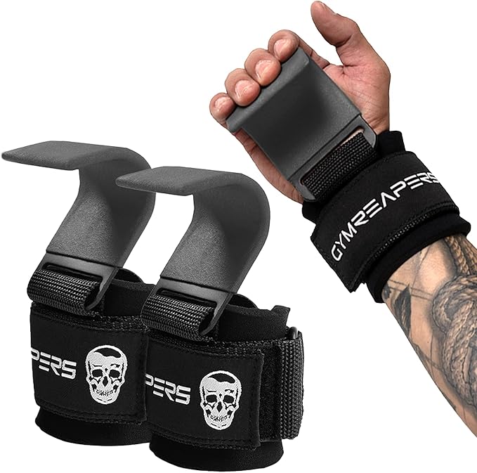 Gymreapers Weight Lifting Hooks (Pair)