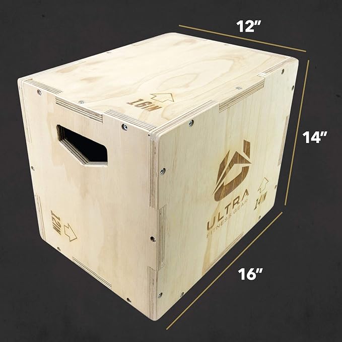 Plyo Box - Wooden 3-in-1 Plyometric Jump Box
