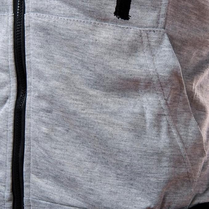 Previn Men's Sleeveless Hoodie Casual Slim Fit Zip Up Drawstring Plain Tank Top Hooded Vests