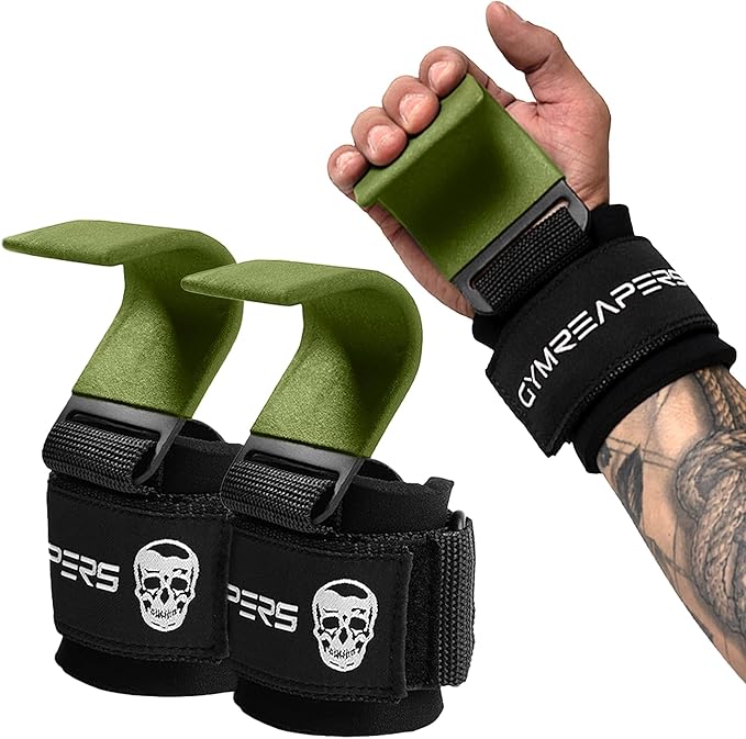 Gymreapers Weight Lifting Hooks (Pair)