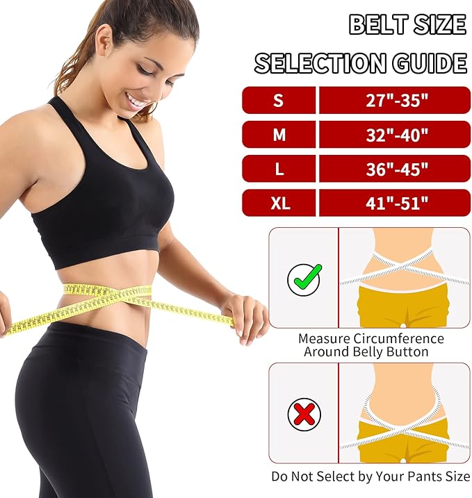 Leather Weight Lifting Belt for Men and Women