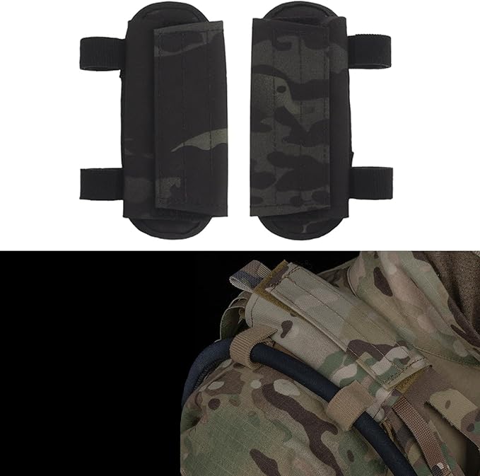 Plate Carrier Shoulder Pads, 2 Pack Tactical Vest Shoulder Pads Strap Cushion Vest Accessories Shoulder Pads Soft Mesh Pads for FCPC JPC Vests Sling Bags