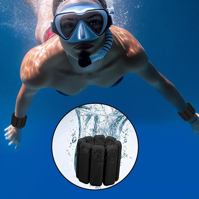Wearable wrist weights and ankle weights ,1-2 lb.