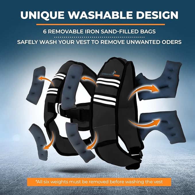 Weighted Vest 6lb, 10lb, 12lb, 25lb, 35lb, 45lb, 60lb Removable Iron Weights for Men and Women Workout for Calisthenics and Fitness Sport Training