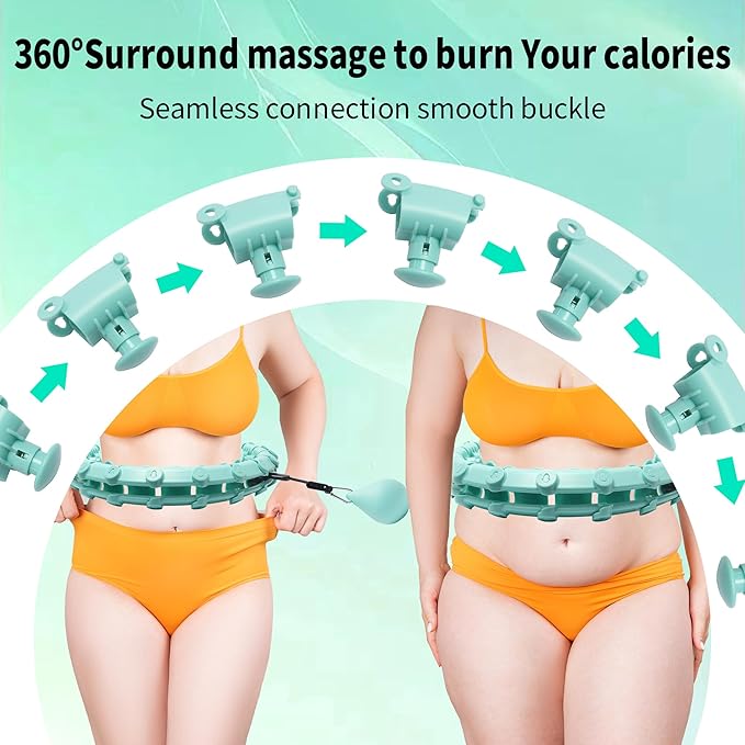 Coolboss 33 Knots Weighted Workout Hula Circle