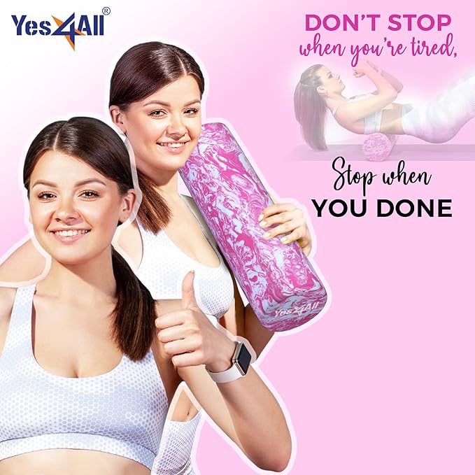Yes4All Medium-Density EVA Foam Roller for Physical Therapy