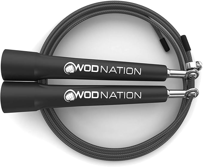 WOD Nation Adjustable Speed Jump Rope For Men
