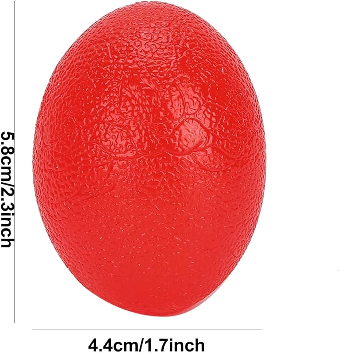 Sonew 5pcs Silicone Grip Ball Egg-Shaped Wrist Exercise