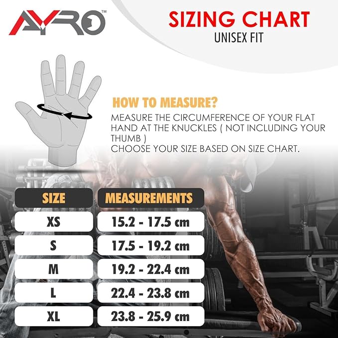 AYRO Ventilated Weightlifting Workout Gloves for Men & Women, Gym Gloves with Built-in Wrist Wraps for Men & Women-Best for Weightlifting, Gym Fitness, Hand Support & Cross Training