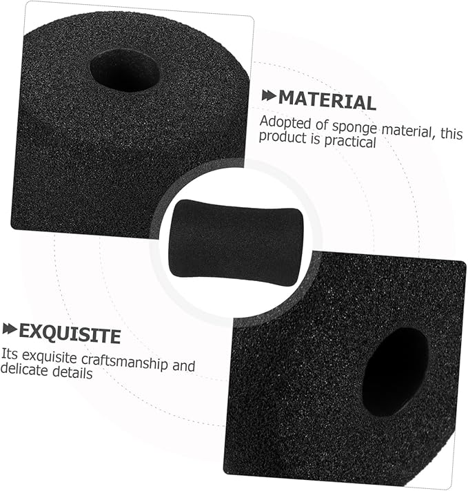 BESPORTBLE Exercise Roller 2pcs Sponge Cover Rolling Foam