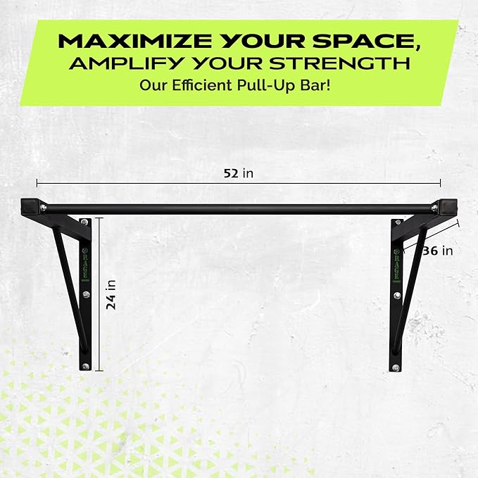 R2 Wall Mounted Pull Up Bar (500 lbs)