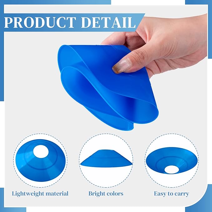 Sratte 200 Pcs Soccer Cones with Strap and