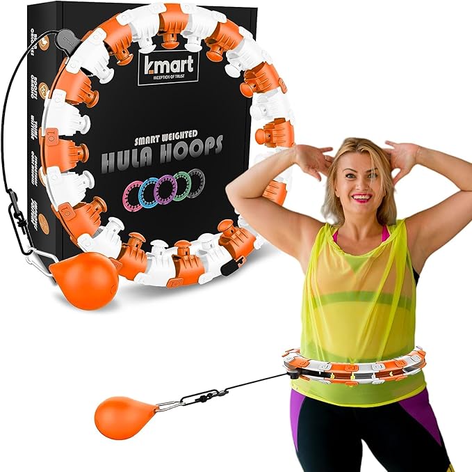K-MART Smart Hula Ring Hoops 24 Detachable 360 Degree
