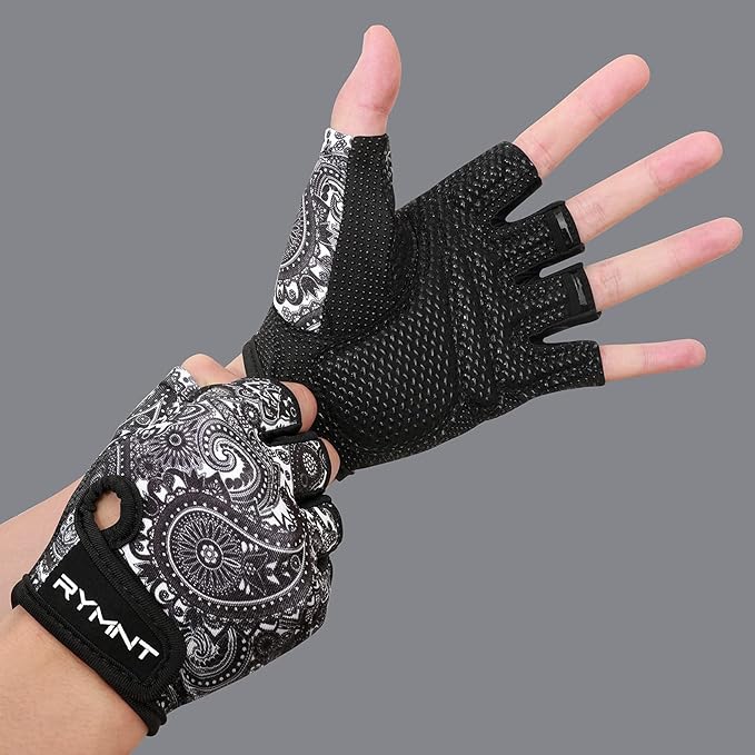 Workout Gloves for Women Men - Weight Lifting Gloves with Full Palm Protection & Extra Grip for Women Gym, Weightlifting, Weight Lift, Rowing, Exercise, Sport, Cycling