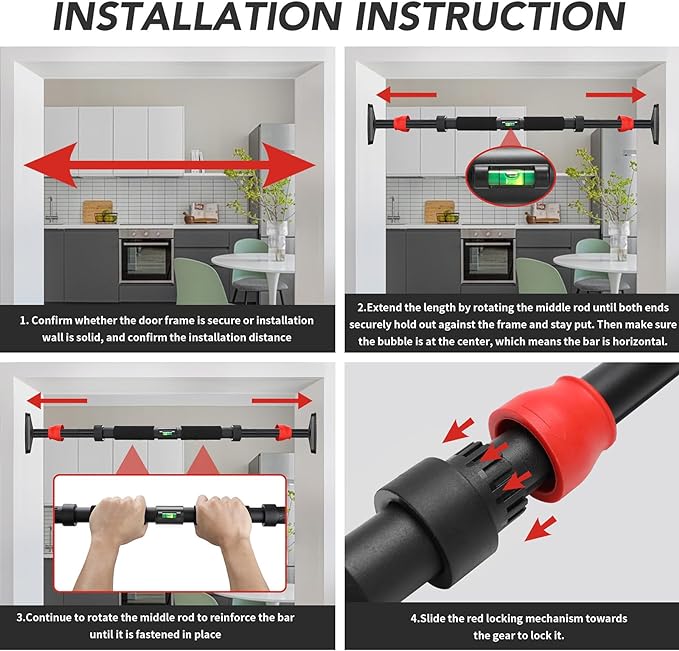 Pull Up Bar for Doorway -Pull Up Bar