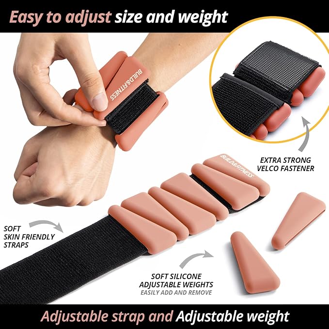 Wrist & Ankle Weights 2 (1lb (1lb or 2lb each 1kg or 2kg total).