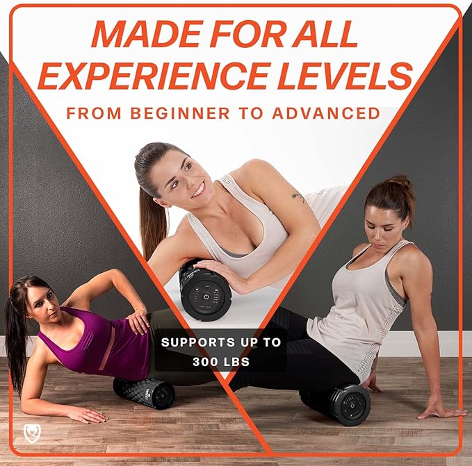 URBNFit Vibrating Foam Roller - Electric Muscle & 5 Speeds