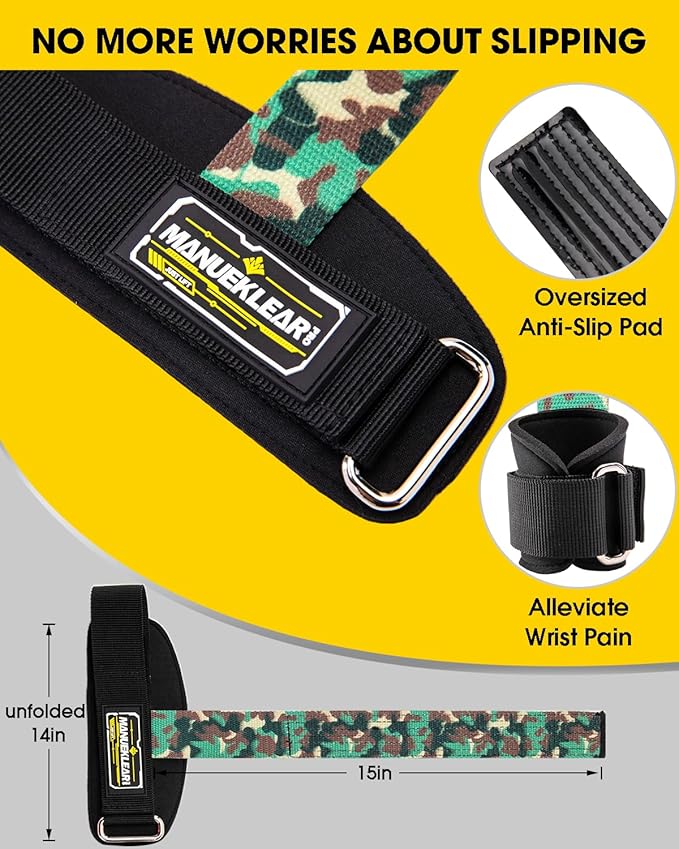 MANUEKLEAR Weight Lifting Wrist Wraps