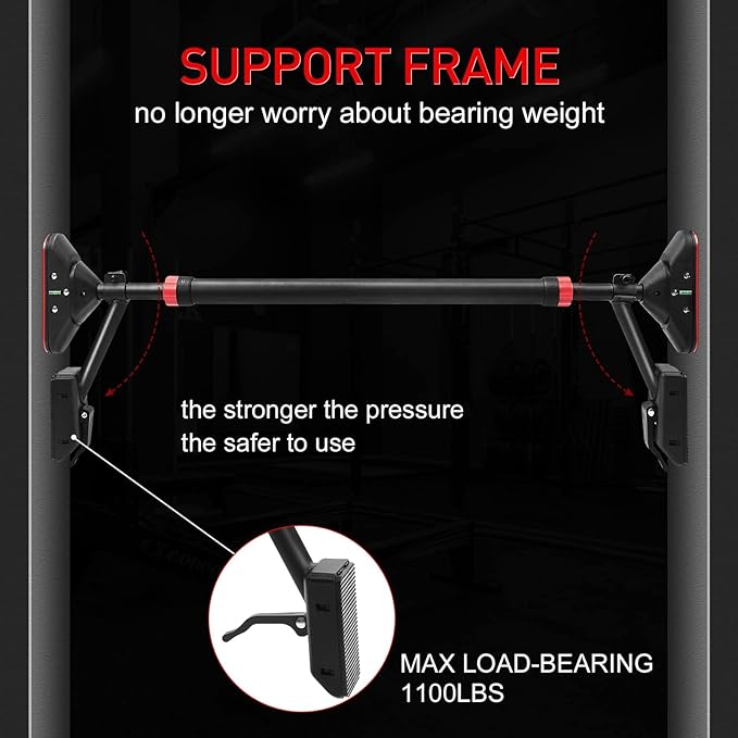 LADER Pull Up Bar for Doorway 1100LBS