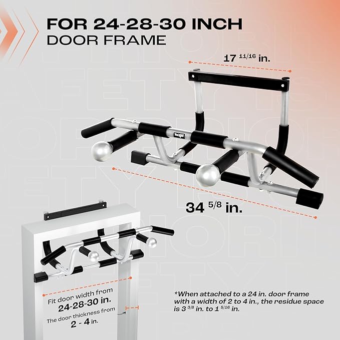 Yes4All Heavy Duty Pull Up Bar for Doorway
