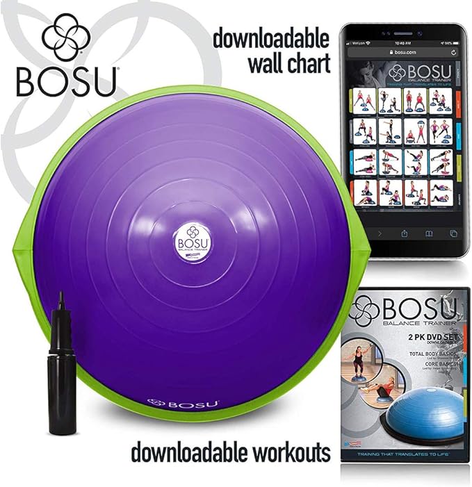 Bosu Home Gym Equipment The Original Balance Trainer 26 Inch